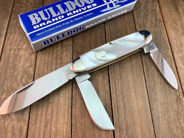 Bulldog Cattle Knife Pearl 1999 Made in Solingen Germany Bulldog Cattle Knife Pearl 1999 Made in Solingen Germany