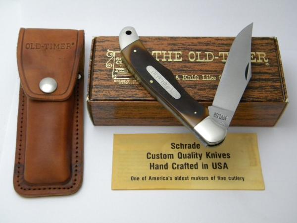 Schrade USA 125OT Delrin Linerlock Folding Hunter Knife NIB w/Pouch Schrade USA 125OT Delrin Linerlock Folding Hunter Knife NIB w/Pouch
