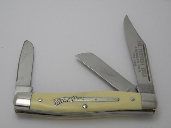 Schrade NY USA CM-1 Stainless The Kentucky Rifle America's Own 1750-1880 Stockman Knife Schrade NY USA CM-1 Stainless The Kentucky Rifle America's Own 1750-1880 Stockman Knife