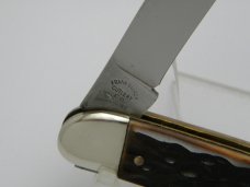 Fight n Rooster Frank Buster Cut. Co. Germany "Honky Tonk"  Bone Texas Toothpick Knife
