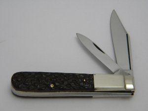 F.A. Bower Dist. Co. Solingen Germany #35 Bone Stepped Bolster Barlow Knife