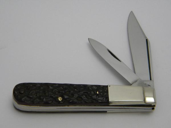 F.A. Bower Dist. Co. Solingen Germany #35 Bone Stepped Bolster Barlow Knife F.A. Bower Dist. Co. Solingen Germany #35 Bone Stepped Bolster Barlow Knife