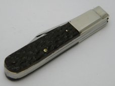 F.A. Bower Dist. Co. Solingen Germany #35 Bone Stepped Bolster Barlow Knife F.A. Bower Dist. Co. Solingen Germany #35 Bone Stepped Bolster Barlow Knife