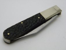 F.A. Bower Dist. Co. Solingen Germany #35 Bone Stepped Bolster Barlow Knife F.A. Bower Dist. Co. Solingen Germany #35 Bone Stepped Bolster Barlow Knife