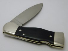 Western USA S-531 "B" Slick Black Westlock Lockback Knife 1978