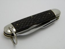 Ulster USA Jigged Delrin Old Timer Camp Scout Knife c.1960's