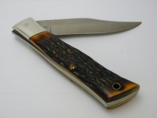 Camillus New York USA Sword Brand #8 Imitation Stag Folding Knife NIB Camillus New York USA Sword Brand #8 Imitation Stag Folding Knife NIB