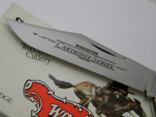 Winchester USA 1994 Bone 19109 Cartridge Series Swing Guard Coke Bottle Lockback Knife in Box Winchester USA 1994 Bone 19109 Cartridge Series Swing Guard Coke Bottle Lockback Knife in Box