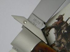 Winchester USA 1994 Bone 19109 Cartridge Series Swing Guard Coke Bottle Lockback Knife in Box Winchester USA 1994 Bone 19109 Cartridge Series Swing Guard Coke Bottle Lockback Knife in Box
