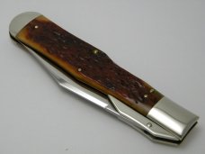 Winchester USA 1994 Bone 19109 Cartridge Series Swing Guard Coke Bottle Lockback Knife in Box Winchester USA 1994 Bone 19109 Cartridge Series Swing Guard Coke Bottle Lockback Knife in Box