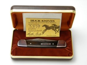 Buck 701 USA Rosewood Limited Production Bronco Stockman Knife in Box  Pre-1986