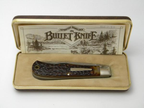Remington UMC USA 1982 Delrin R1123 Bullet Trapper Knife (1st YearKnife) in Box