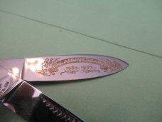 Frank Buster 1992 Fight'N Rooster Pearl 4 Blade Canoe CKKC 10th Anniversary