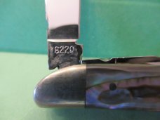 Case XX 1979 Custom Abalone Peanut Pattern # 6220 Case XX 1979 Custom Abalone Peanut Pattern # 6220