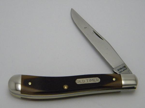 Schrade USA 194OT Delrin Old Timer Linerlock Slimline Trapper Knife Schrade USA 194OT Delrin Old Timer Linerlock Slimline Trapper Knife