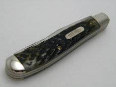 Parker-Frost USA 1978-4 (Schrade USA) Preferred Stock Series Green Bone Trapper Knife Parker-Frost USA 1978-4 (Schrade USA) Preferred Stock Series Green Bone Trapper Knife