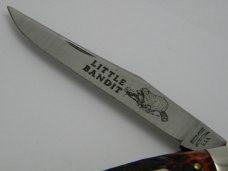 Parker-Frost USA 1978-5 (Schrade USA) Little Bandit Brown Bone Linerlock Trapper Knife Parker-Frost USA 1978-5 (Schrade USA) Little Bandit Brown Bone Linerlock Trapper Knife