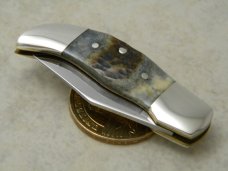Taylor Cutlery Japan Bone Mini Folding Hunter Knife 
