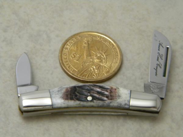 Frost Cutlery Japan "Arrow Head Congress" Bone Mini 2 Blade Congress Knife 