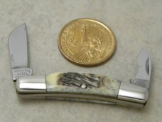 Frost Cutlery Japan "Arrow Head Congress" Bone Mini 2 Blade Congress Knife 