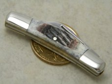 Frost Cutlery Japan "Arrow Head Congress" Bone Mini 2 Blade Congress Knife 