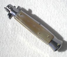 NEW FRANK BELTRAME 9" GENUINE FRENCH BOVINE HORN BAYONET BLADE ITALIAN STILETTO