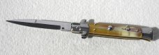 NEW FRANK BELTRAME 9" GENUINE FRENCH BOVINE HORN BAYONET BLADE ITALIAN STILETTO