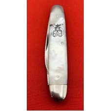 Vintage H. BOKER & CO EE Senator Pen “KING CUTTER” Pocket Knife c.1869-1944 Mother-of-Pearl Vintage H. BOKER & CO EE Senator Pen “KING CUTTER” Pocket Knife c.1869-1944 Mother-of-Pearl