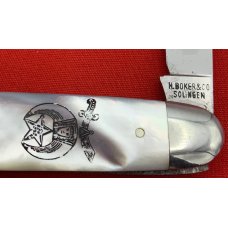 Vintage H. BOKER & CO EE Senator Pen “KING CUTTER” Pocket Knife c.1869-1944 Mother-of-Pearl Vintage H. BOKER & CO EE Senator Pen “KING CUTTER” Pocket Knife c.1869-1944 Mother-of-Pearl