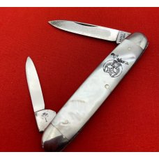 Vintage H. BOKER & CO EE Senator Pen “KING CUTTER” Pocket Knife c.1869-1944 Mother-of-Pearl Vintage H. BOKER & CO EE Senator Pen “KING CUTTER” Pocket Knife c.1869-1944 Mother-of-Pearl