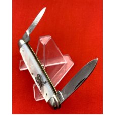 Vintage H. BOKER & CO EE Senator Pen “KING CUTTER” Pocket Knife c.1869-1944 Mother-of-Pearl Vintage H. BOKER & CO EE Senator Pen “KING CUTTER” Pocket Knife c.1869-1944 Mother-of-Pearl