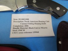 Canal Street Custom Folding Hunter Model # H10021000