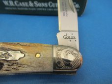 Case XX 2006 Scrolled Bolster Stag Handle Muskrat For CKKC