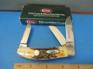 Case XX 2007 Scrolled Bolster Stag Sowbelly Pattern # TB5339 SS