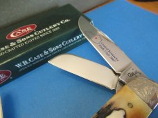 Case XX 2007 Scrolled Bolster Stag Sowbelly Pattern # TB5339 SS Case XX 2007 Scrolled Bolster Stag Sowbelly Pattern # TB5339 SS
