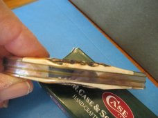 Case XX 2007 Scrolled Bolster Stag Sowbelly Pattern # TB5339 SS Case XX 2007 Scrolled Bolster Stag Sowbelly Pattern # TB5339 SS