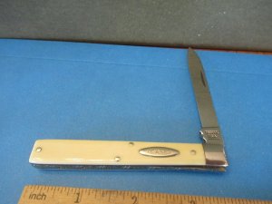 Case XX 1974 Custom Doctors Knife Ivory File Work 