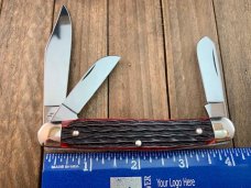 Henckels by Boker Stockman Dark Red Rope Jigged Bone Solingen Germany Henckels by Boker Stockman Dark Red Rope Jigged Bone Solingen Germany