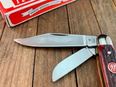 Henckels by Boker Stockman Dark Red Rope Jigged Bone Solingen Germany Henckels by Boker Stockman Dark Red Rope Jigged Bone Solingen Germany