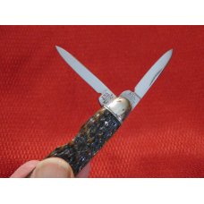  VINTAGE I*XL GEORGE WOSTENHOLM SHEFFIELD ENGLAND WHITTLER GENUINE OLD STAG 1890-1930