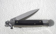 NEW FRANK BELTRAME 9" GENUINE DARK HORN ITALIAN STILETTO