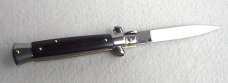 NEW FRANK BELTRAME 9" GENUINE DARK HORN ITALIAN STILETTO