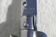 NEW FRANK BELTRAME 9" GENUINE DARK HORN ITALIAN STILETTO