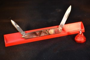 KA-BAR FOE pen knife, Olean, NY.