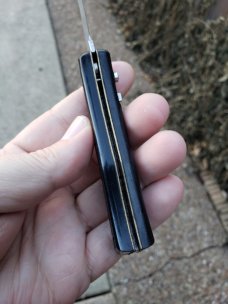 Vintage French Florinox slipjoint auto. Vintage French Florinox slipjoint auto.