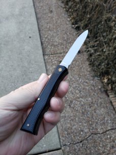 Vintage French Florinox slipjoint auto. Vintage French Florinox slipjoint auto.