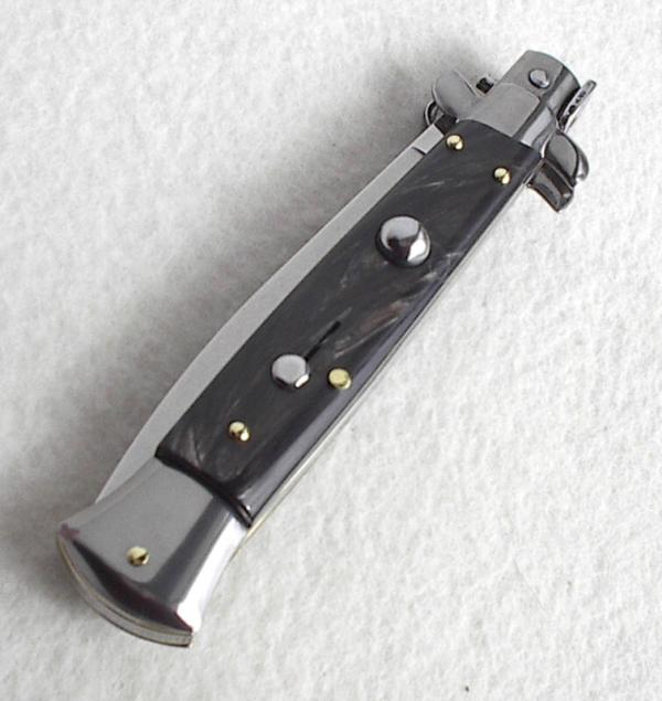 NEW FRANK BELTRAME 9" GENUINE  BRAZILIAN DARK HORN HANDLES  ITALIAN STILETTO