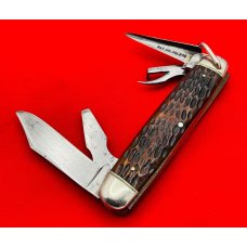 Vintage **RARE** Vintage NEW YORK KNIFE Co Model No. BB1 Buffalo Bill Cody Scout Pocket Knife c.1914
