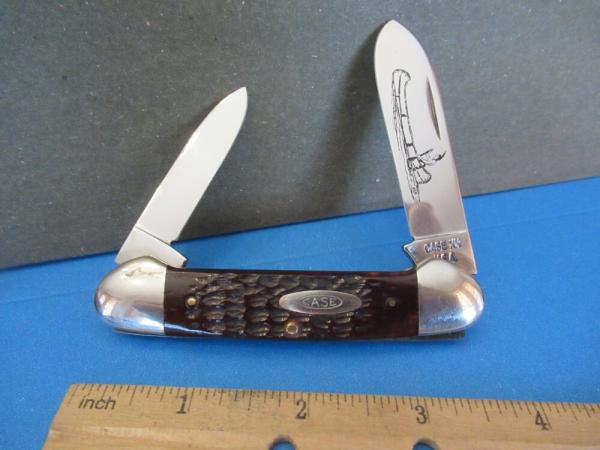 Case XX 1976 Brown Bone Canoe Pattern # 62131 Case XX 1976 Brown Bone Canoe Pattern # 62131