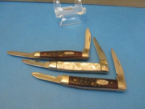 Case XX  3 knives one money 33 Pattern